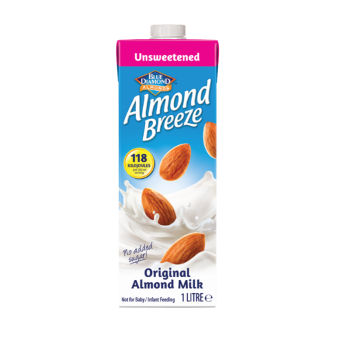 Blue Diamond Almonds: Almond Breeze - Unsweetened Almond Milk