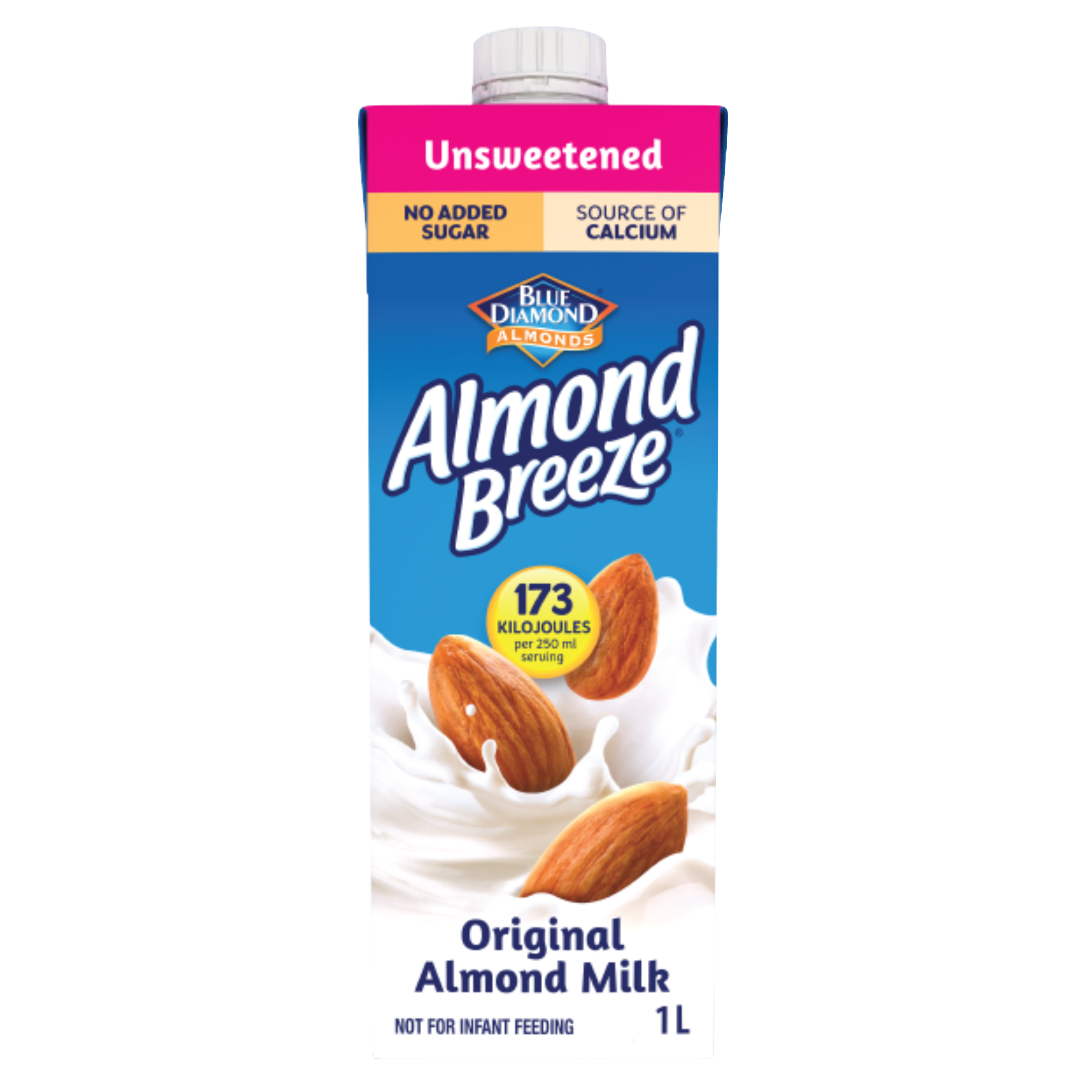 Blue Diamond Almonds: Almond Breeze - Unsweetened Almond Milk